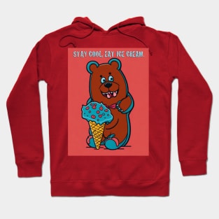 Ice Cream and Bear Hoodie